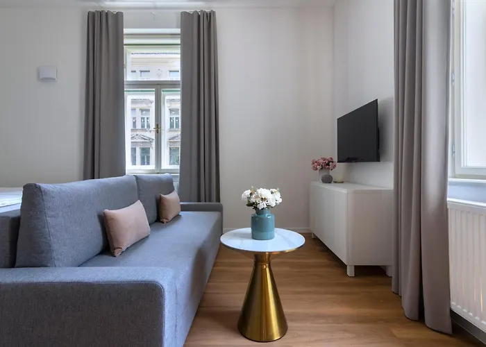 Lägenhetshotell Encore Boutique By Dwellfort Prag